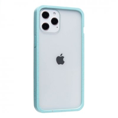 Pela Clear - Miljövänligt Phone 12 Pro Max case - Blå