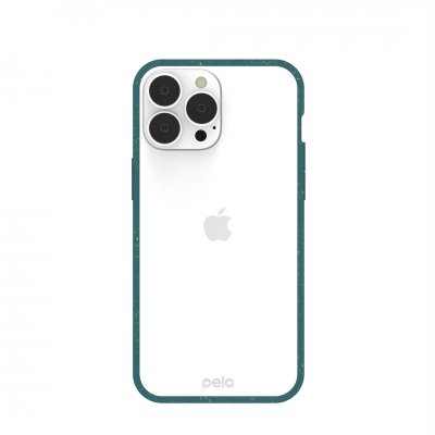 Pela Clear - Miljøvenligt etui til iPhone 13 Pro Max - Grøn
