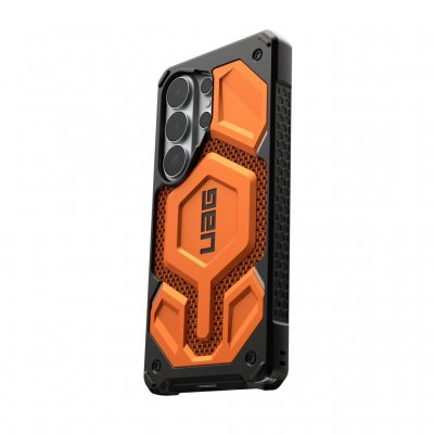 UAG Monarch Pro -suojakuori Samsung Galaxy S26 Ultra -puhelimelle - Kevlar poltettu oranssi