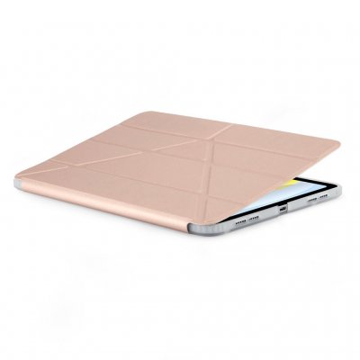 Pipetto iPad 10,9" (10:e generationen) Origami No1 Originalfodral - Rosa metallic