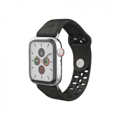 Pela Vine - Miljövänligt armband för 44mm Apple Watch - Svart