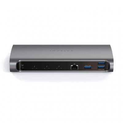 Satechi Thunderbolt 4 Dock - Snabb dataöverföring, dubbel 4K HDMI och kraftfull laddning för ultimat mångsidighet och effektivit