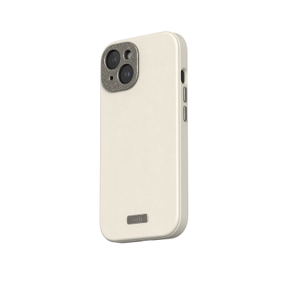 Moshi Napa för iPhone 15 - Äggtoddy vit