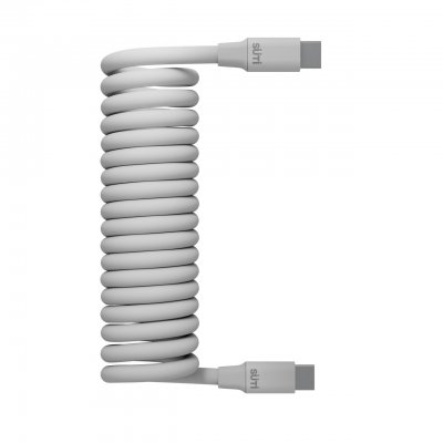 Süti CurlyCable - Valkoinen