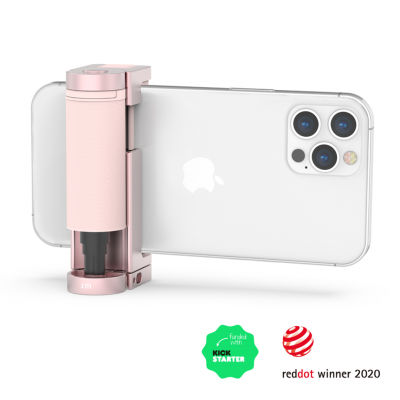 Just Mobile Shutter Grip 2 smart kameraavtryckare till din telefon - Rosa
