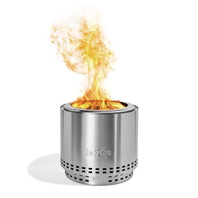 herQs rökfri eldstad - Blaze - Silver