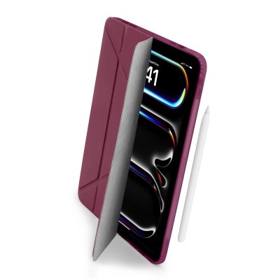 Pipetto Origami No1 Original Case for iPad Pro 13 (M5/M4) - Burgundy