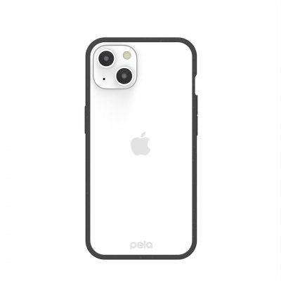 Pela Clear - Miljövänligt iPhone 13 case - Svart