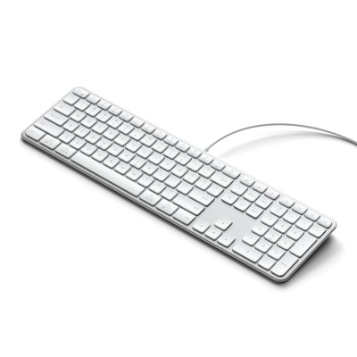 Satechi LX3 Slim USB-C-tangentbord - nordisk layout - Silver