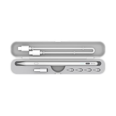 Skriva Stylus och fodral - Vit