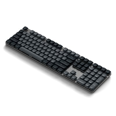 Satechi SM3 Slim mekanisk baggrundsbelyst Bluetooth-tastatur med US-engelsk layout - Mørk