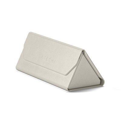 Satechi FindAll™ Vegan Leather Glasses Case with Apple Find My - Sand