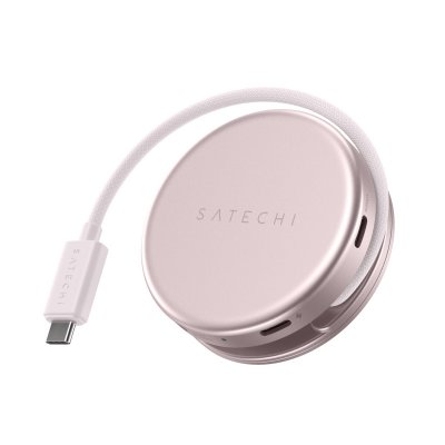 Satechi OntheGo™ 5-i-1-multiportadapter til MacBook Neo - Blush