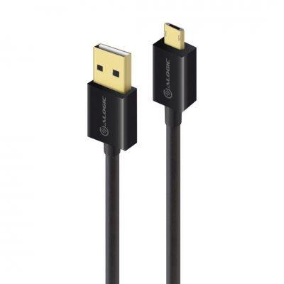 ALOGIC EasyPlug USB 2.0 A till vändbar Micro-USB kabel - 5m
