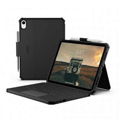UAG Rugged USB-C Keyboard w. Trackpad för iPad 11" A16 nordisk layout (Bulk) - Svart